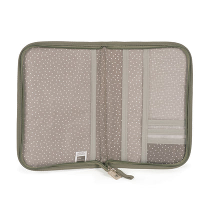 Porta Documentos Hearts Poppy Moss