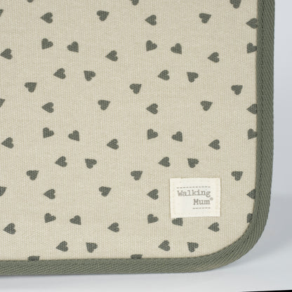 Porta Documentos Hearts Poppy Moss