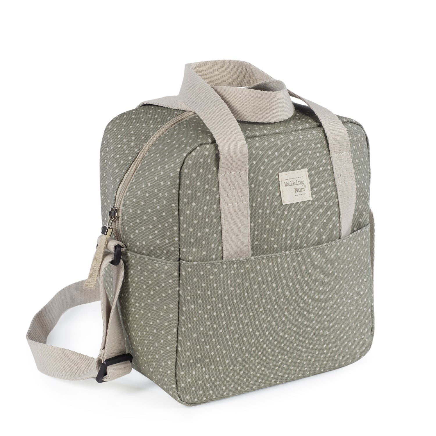 Lancheira Dot Poppy Moss