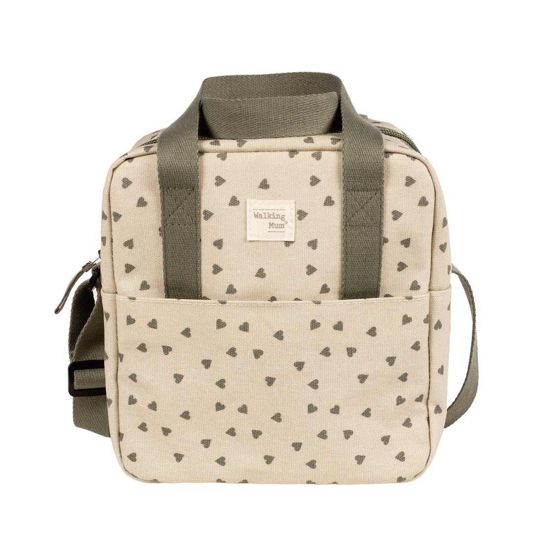 Lancheira Hearts Poppy Moss