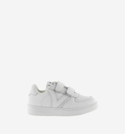 White Sneakers with Velcro Straps &quot;V&quot;