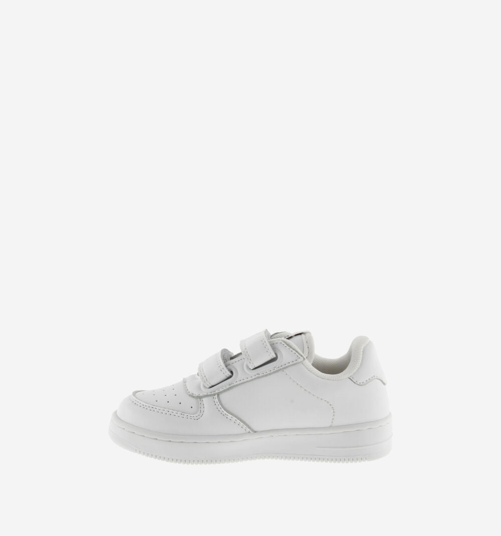 White Sneakers with Velcro Straps &quot;V&quot;