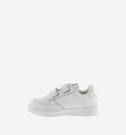 White Sneakers with Velcro Straps &quot;V&quot;