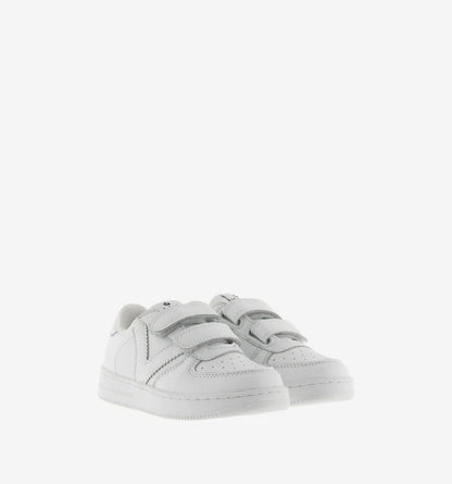 White Sneakers with Velcro Straps &quot;V&quot;