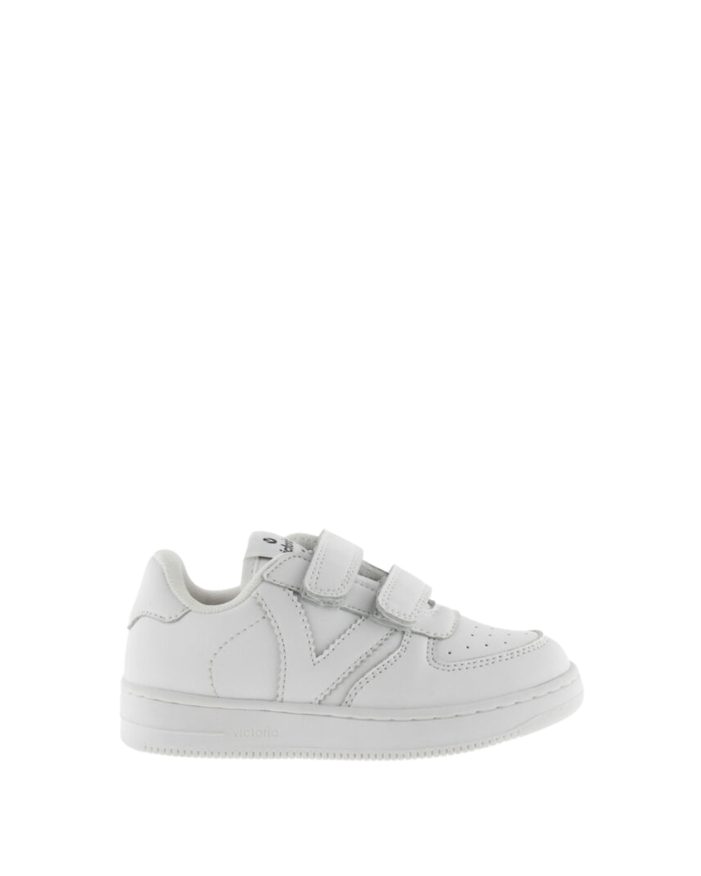 Sapatilhas Brancas Tiras Velcro "V"