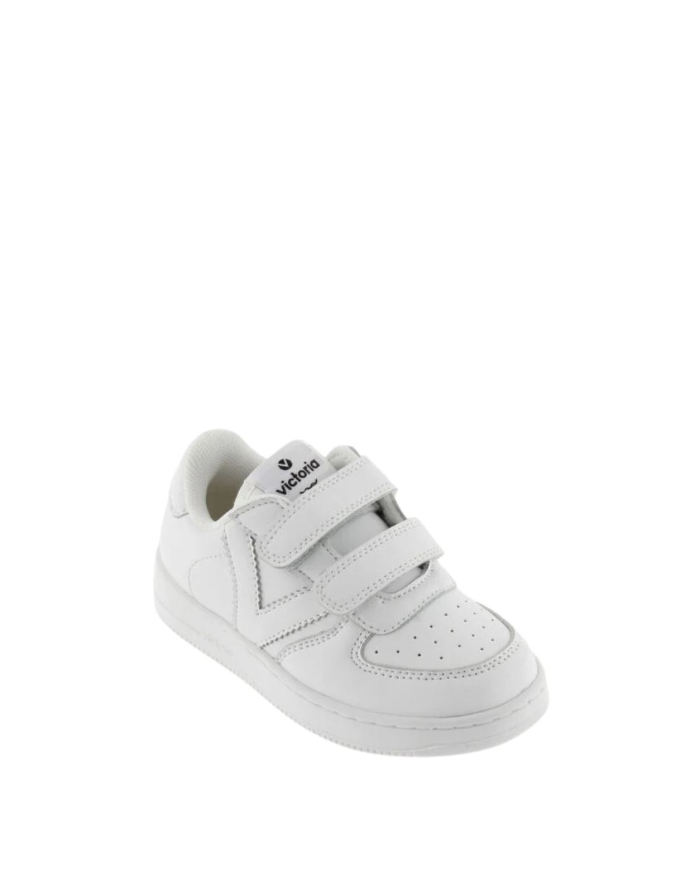 Sapatilhas Brancas Tiras Velcro "V"
