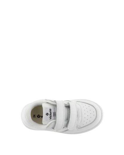 Sapatilhas Brancas Tiras Velcro "V"