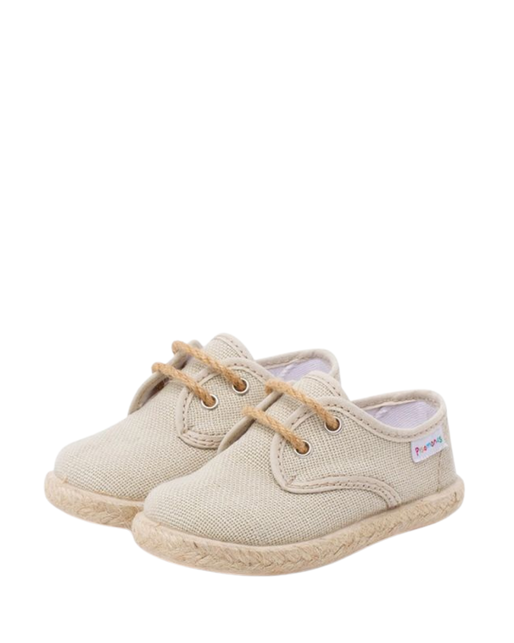 Linen Bluchers with Laces