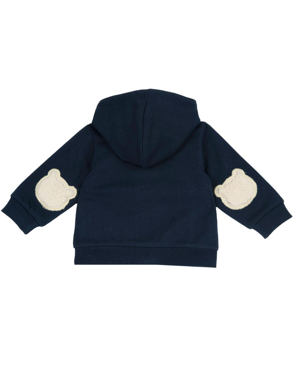 Cotton coat with hood and tassels.