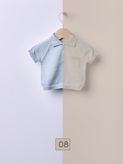Polo knitted in organic cotton