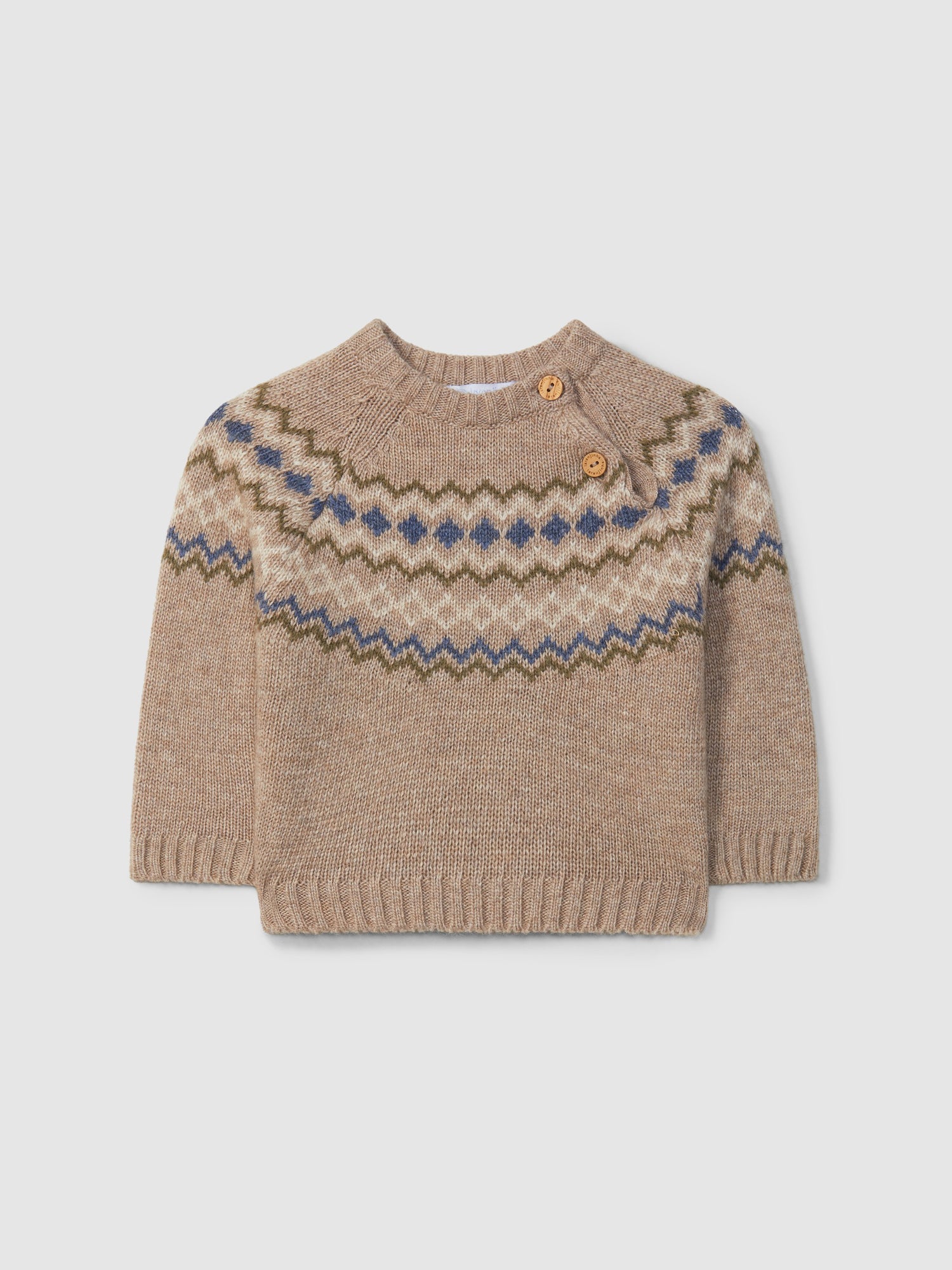 Camisola Tricotada com Jacquard