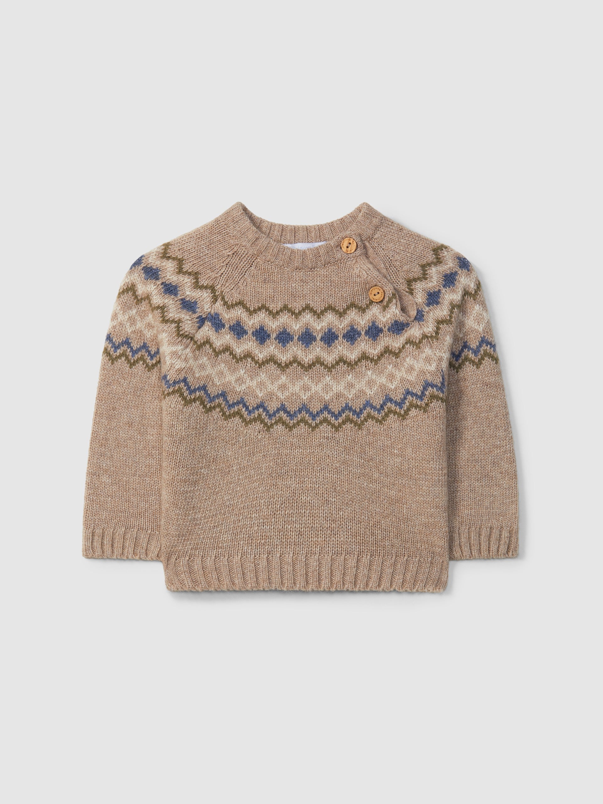 Camisola Tricotada com Jacquard