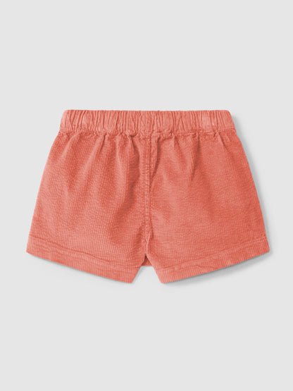 Pull-up Corduroy Short Skirt