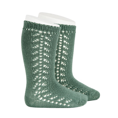 Meia Alta Joelho Rendada