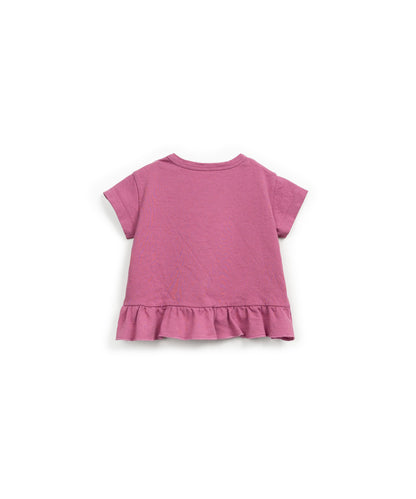 T-shirt com encaixe de Folho