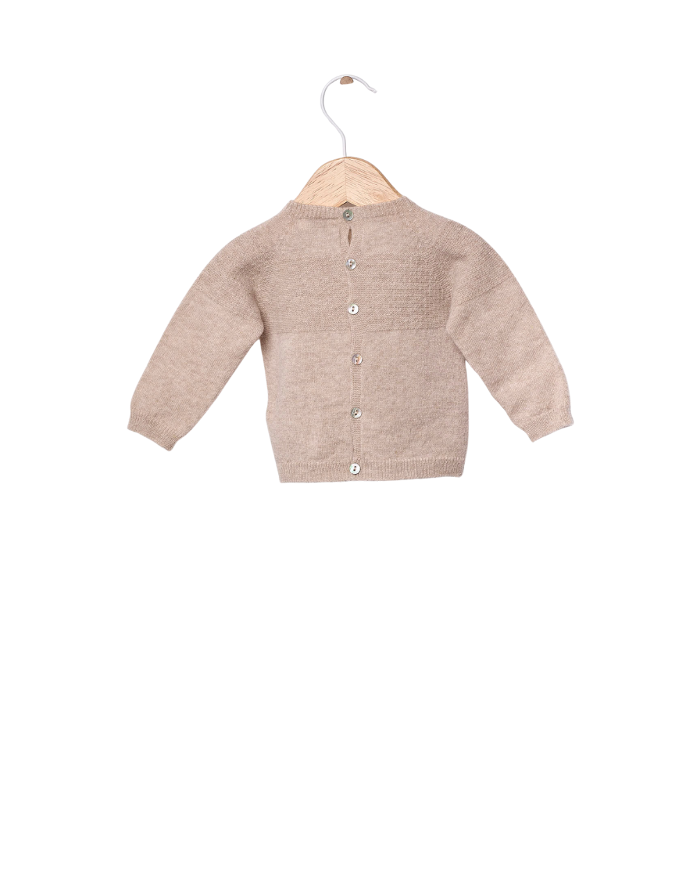 Camisola Tricotada em Lã Merino e Caxemira