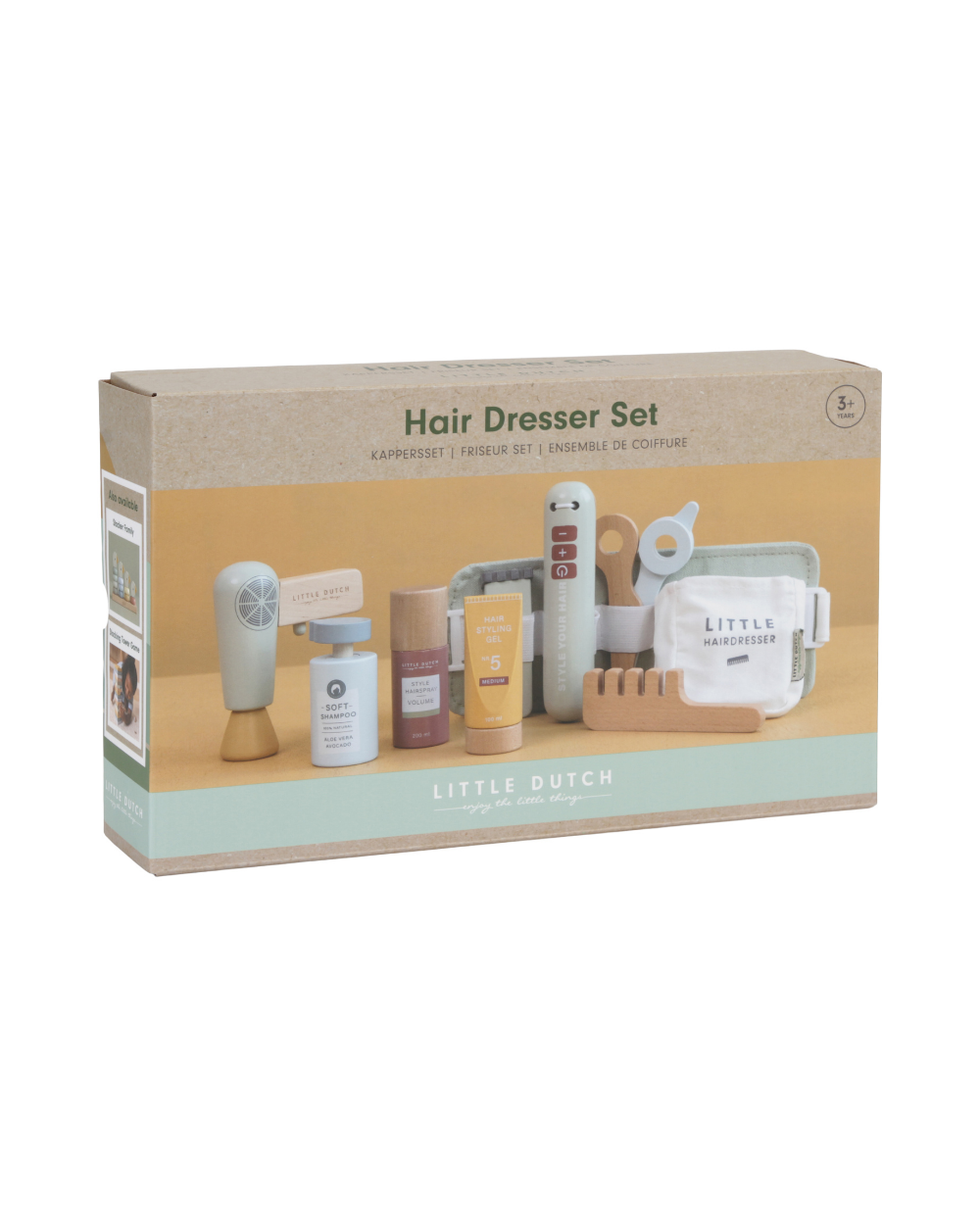 Wooden Hairdressing Set