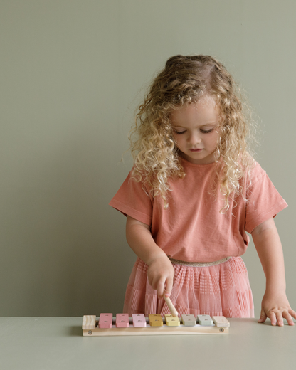 Pink Wooden Xylophone