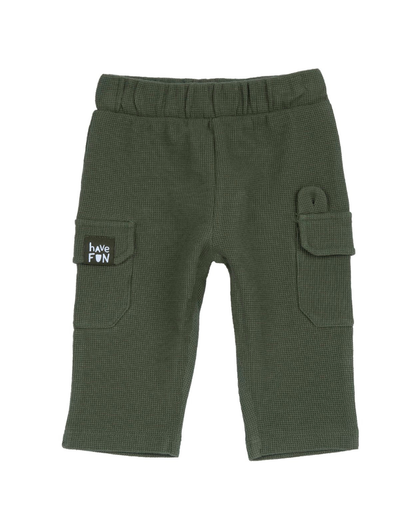 Calças Malha Waffle