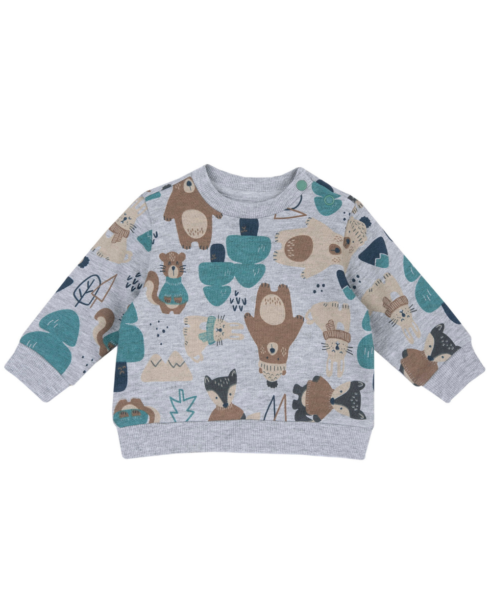 Woodland Animals Fleece Sweatshirt
