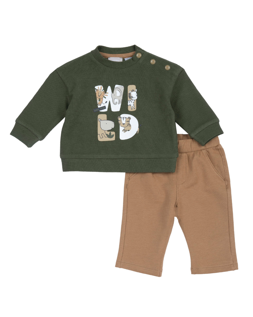 Cotton Sweatshirt/Pants Set