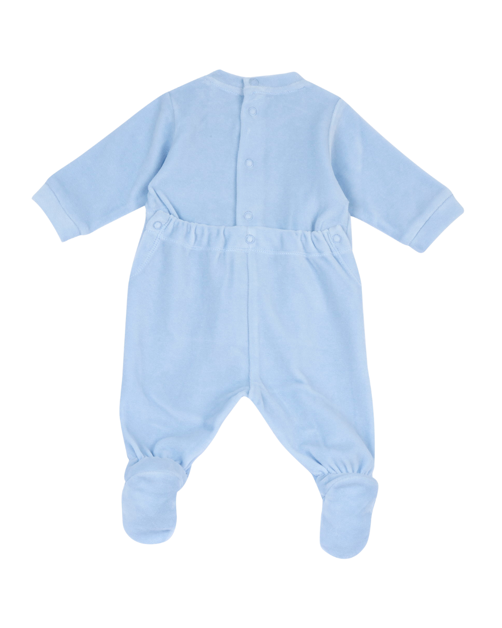 Babygrow de Veludo Abertura Costas