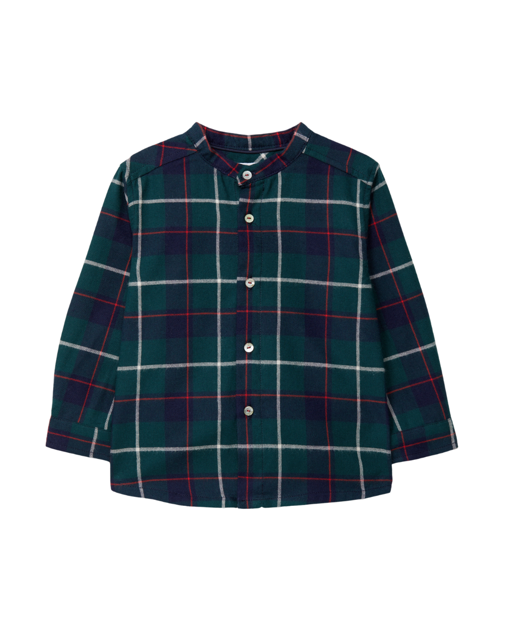 Camisa Flanela Xadrez Gola Mao