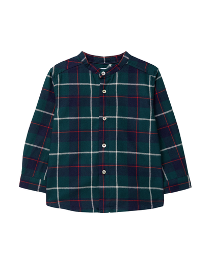 Camisa Flanela Xadrez Gola Mao