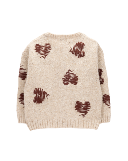 Camisola de Malha Hearts