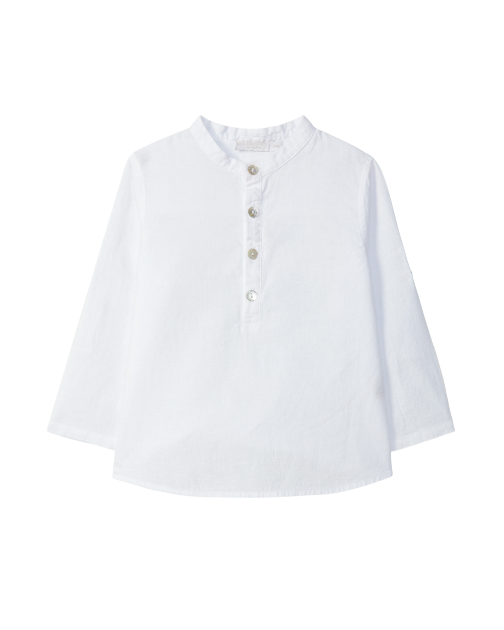 Camisa Linho Gola Mao