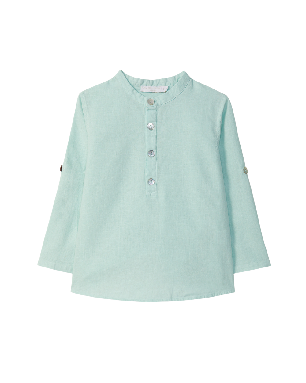 Camisa Linho Gola Mao