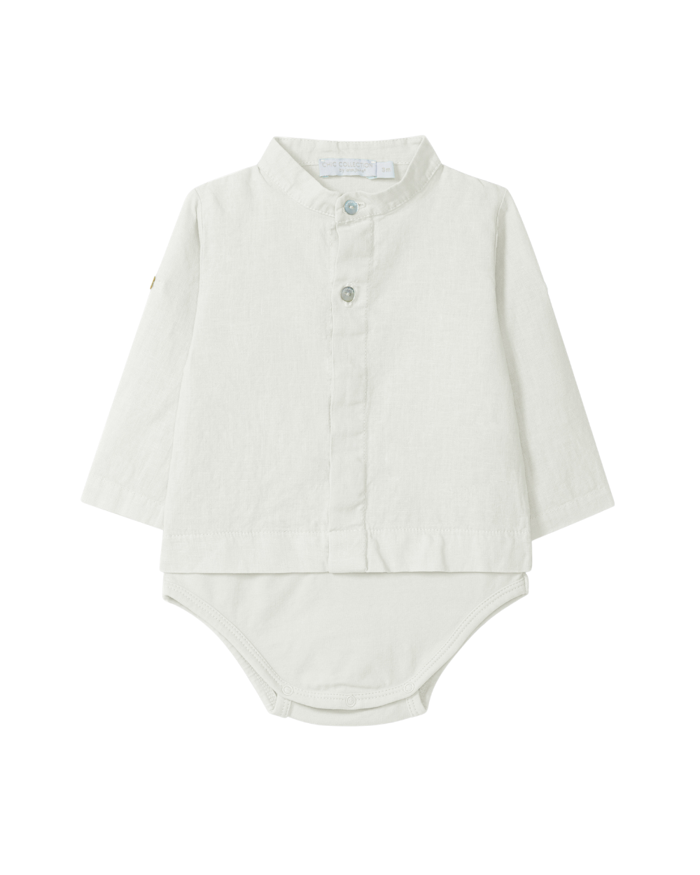 Body Camisa Gola Mao Linho