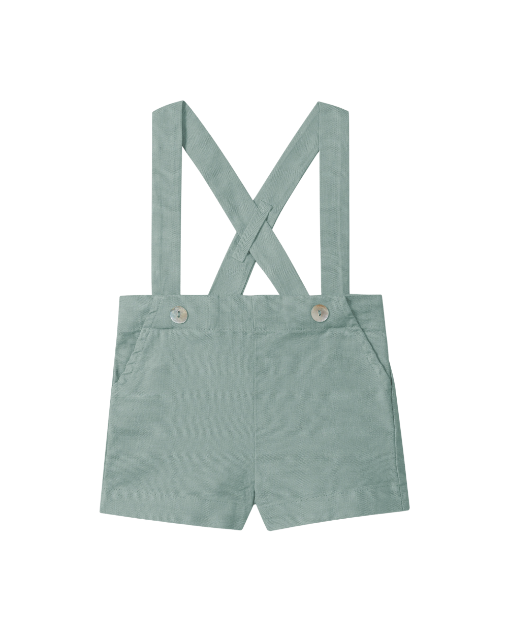 Calções Alças Linho Lisos