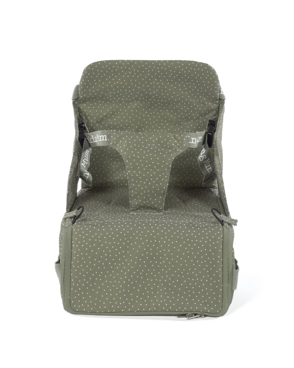 Polka Dot Poppy Moss Portable Chair