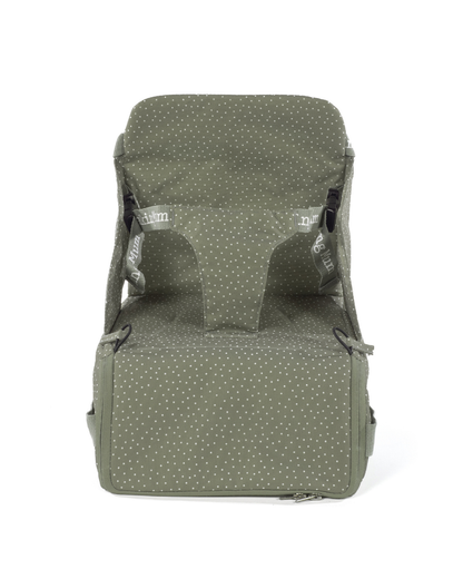 Polka Dot Poppy Moss Portable Chair