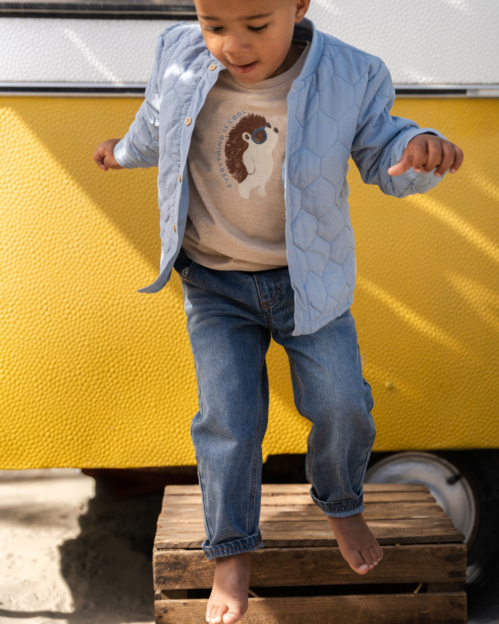 Calças de Ganga Elástica