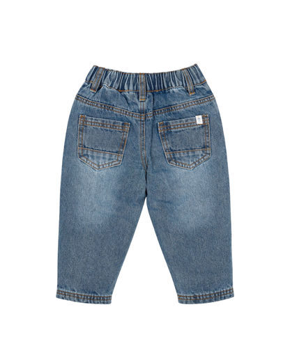 Calças de Ganga Elástica