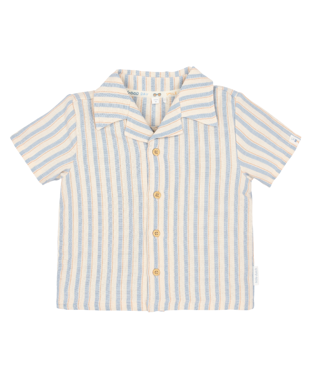 Camisa de Manga Curta Riscas