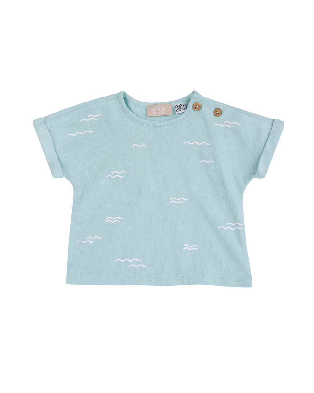 T-shirt de Algodão Waves