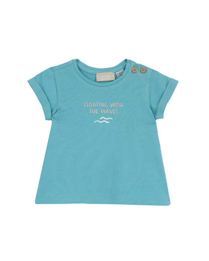 T-shirt de Algodão Estampado Marítimo