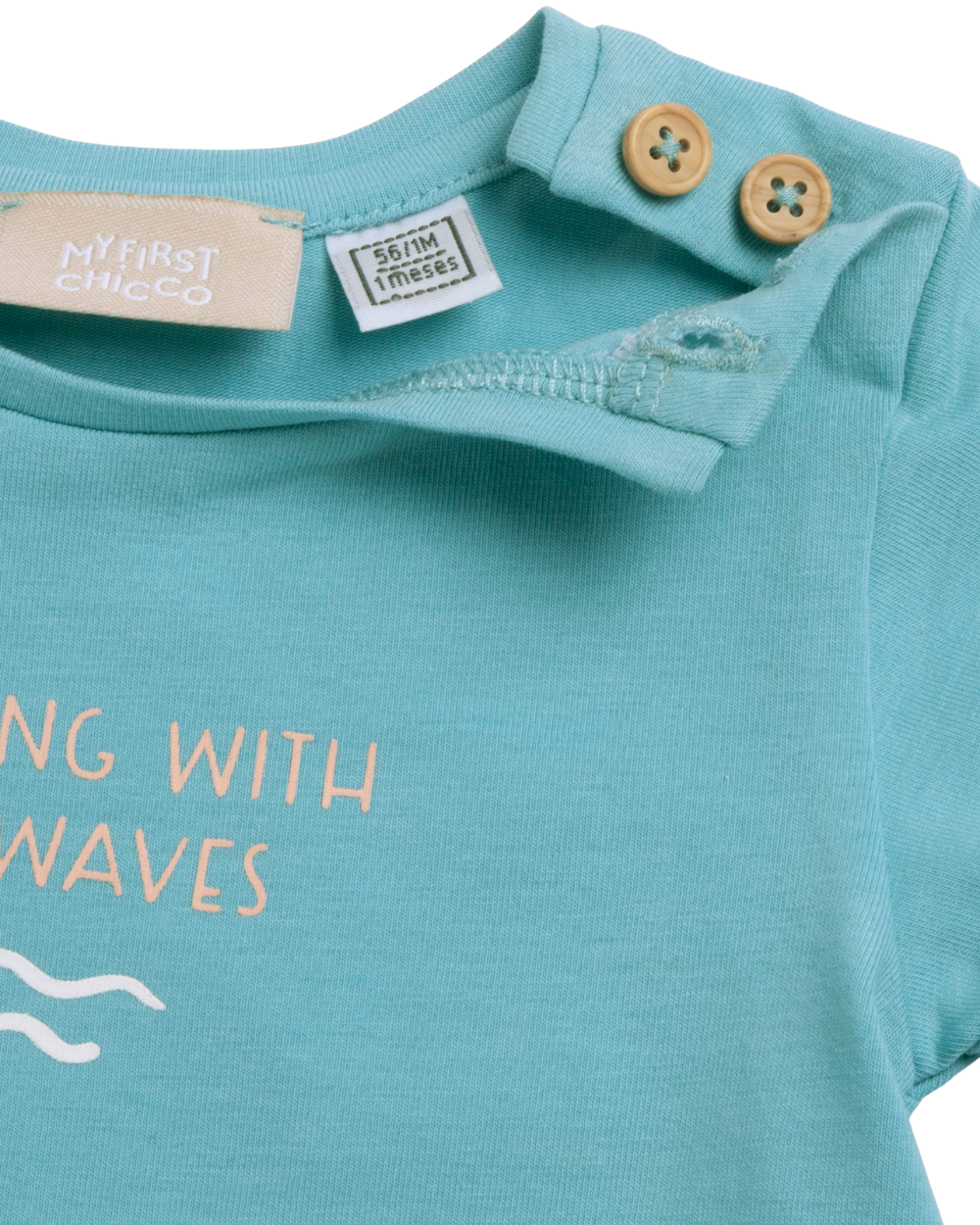 T-shirt de Algodão Estampado Marítimo