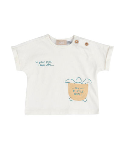 T-shirt de Algodão Tartarugas