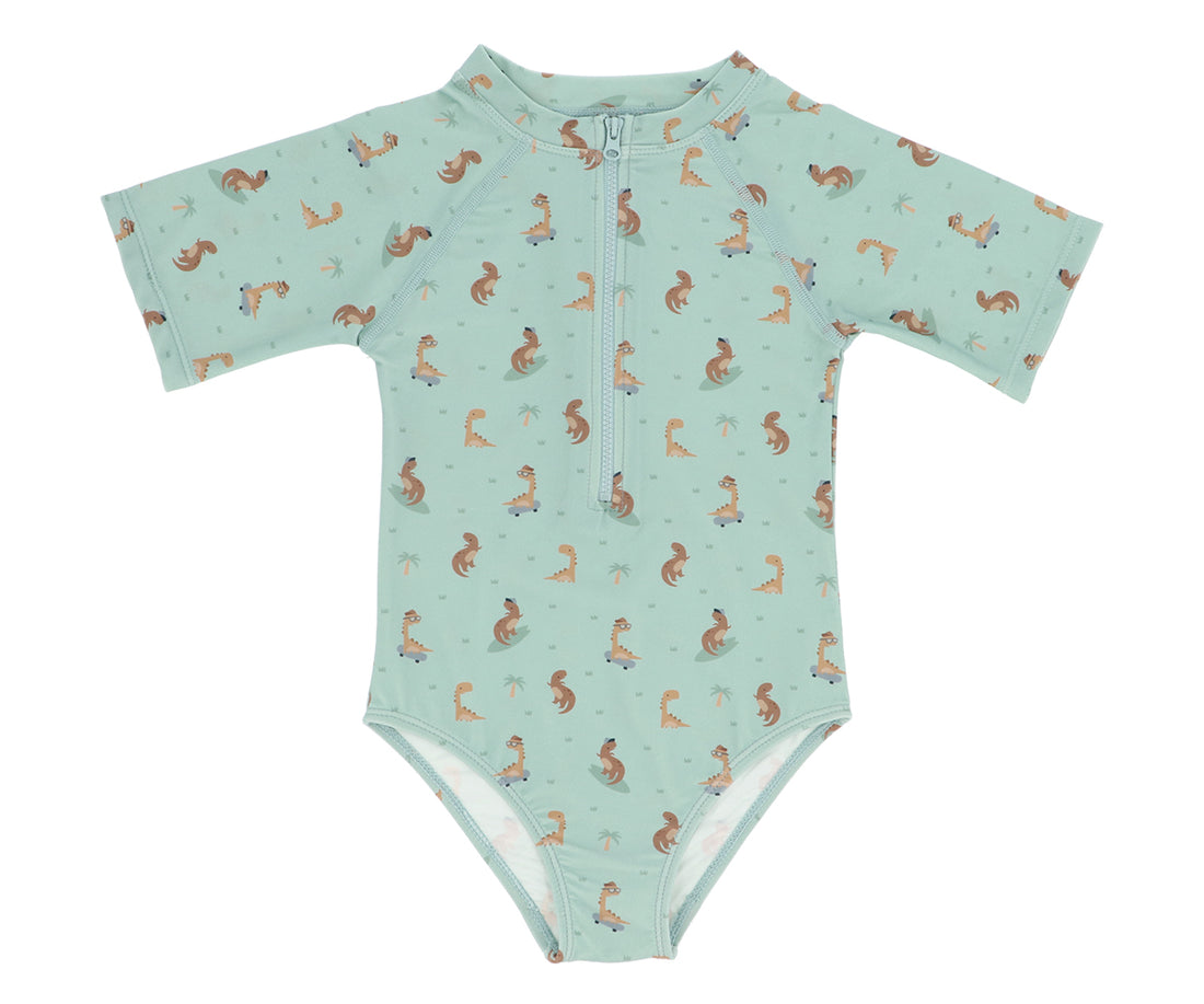 Zippered Swimsuit