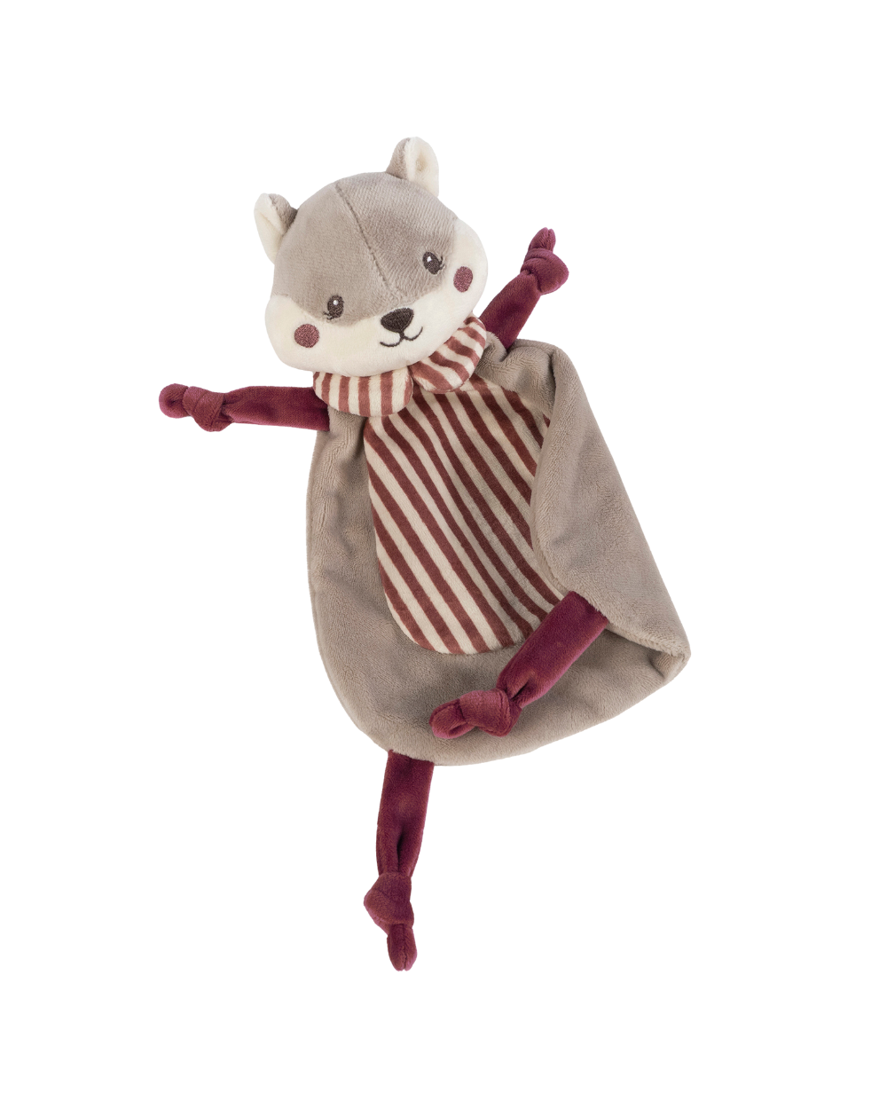 Doudou Esquilo Cherry Stripes