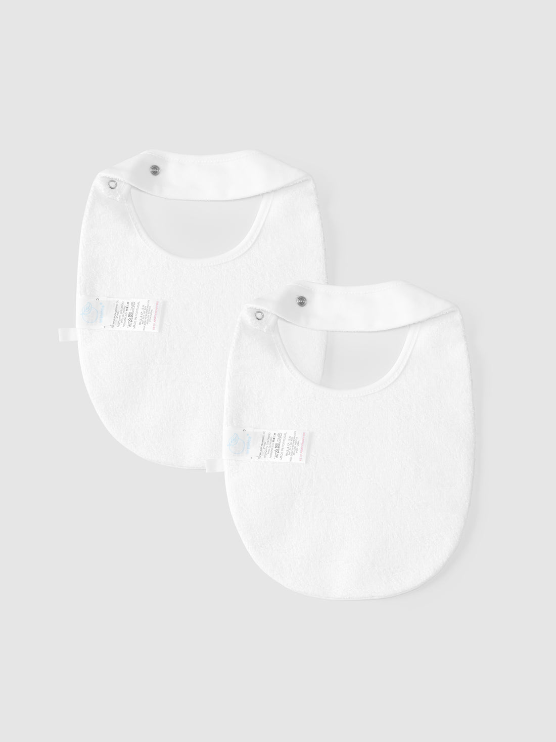 Pack de dois babetes lisos