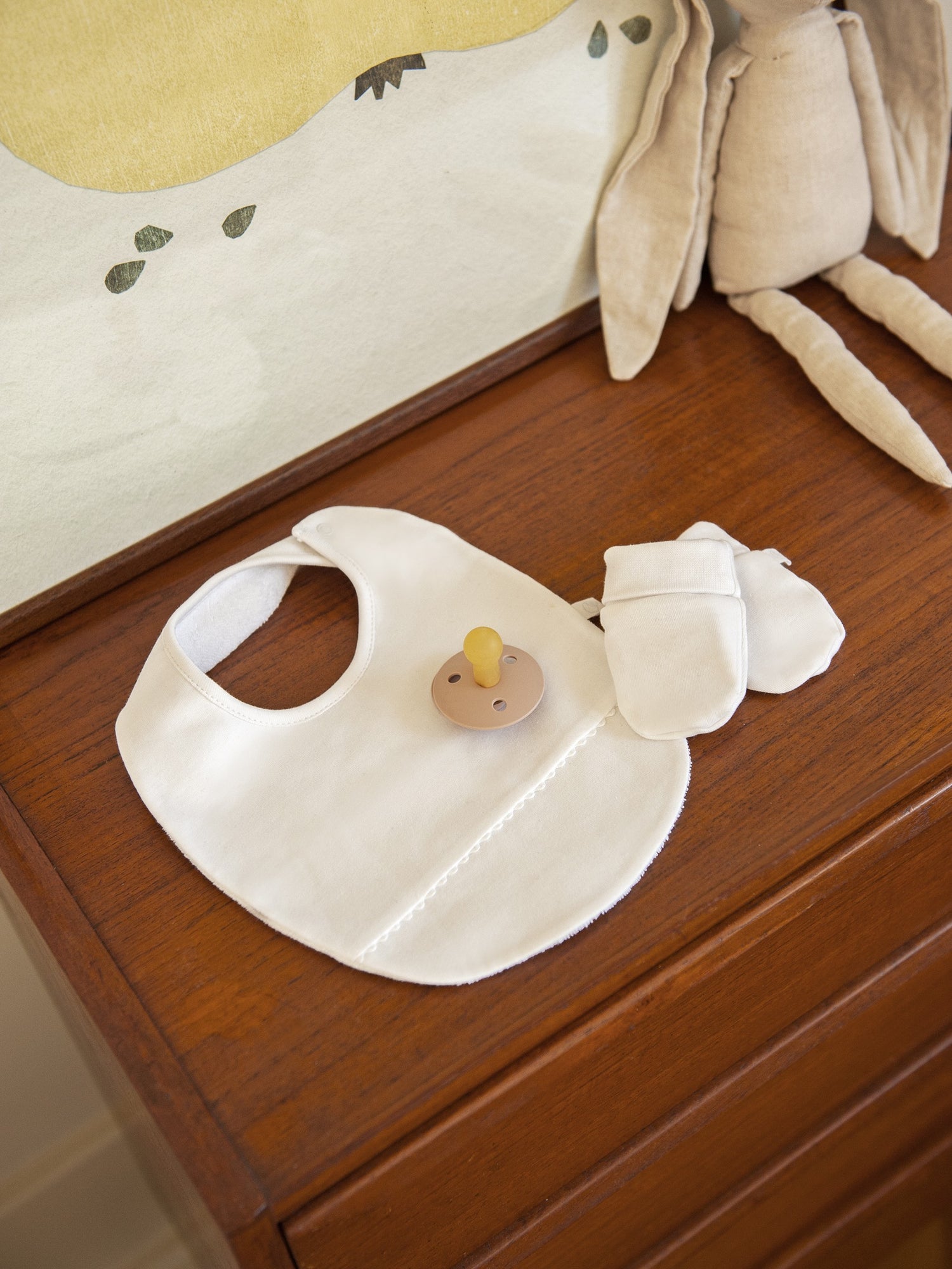 Pack de dois babetes lisos