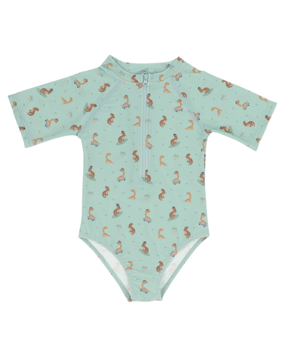 Zippered Swimsuit