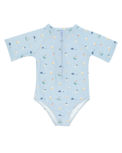 Zippered Swimsuit
