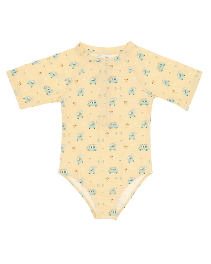 Zippered Swimsuit