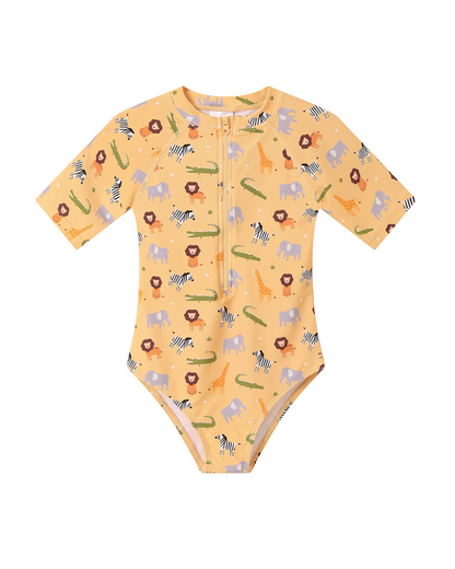 Zippered Swimsuit